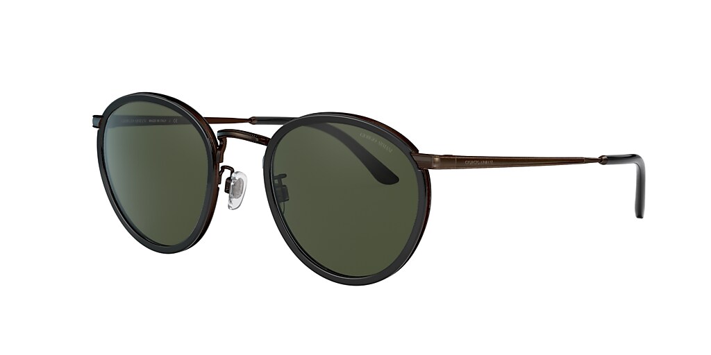Giorgio Armani AR 101M 50 Green & Black Sunglasses | Sunglass Hut USA