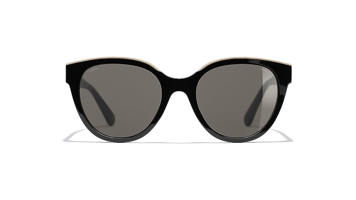 Chanel 5414 C534/3 Butterfly Sunglasses Black 54mm