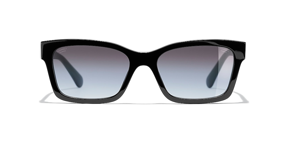 Chanel Square Sunglasses CH5417 54 Grey Gradient & Black Polarised 