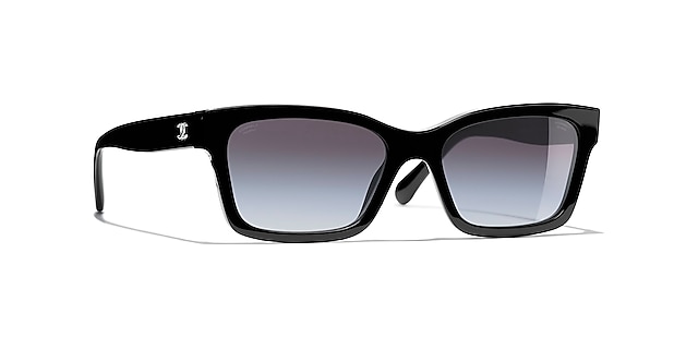 Chanel Square Sunglasses CH5417 54 Grey & Black Polarised