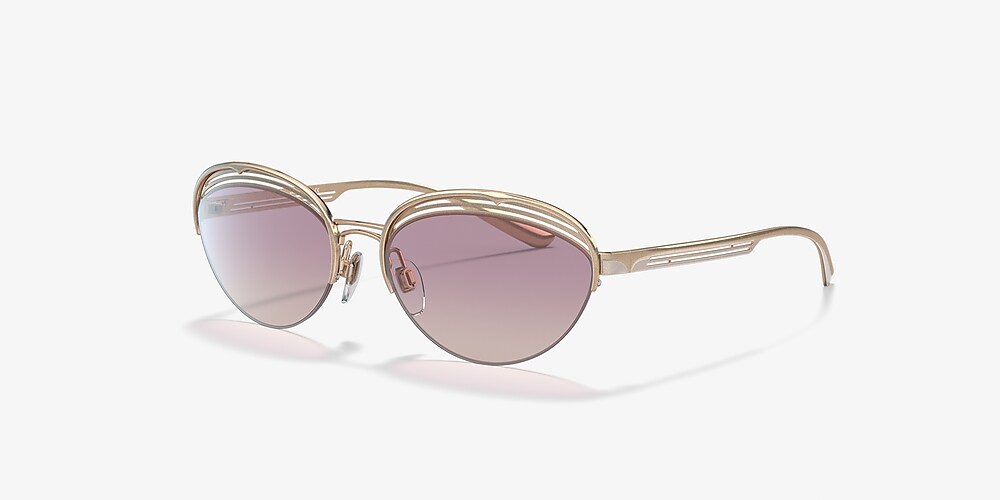 Bvlgari Bv6131 B Zero1 58 Light Brown Gradient Dark Violet Pink Sunglasses Sunglass Hut United Kingdom