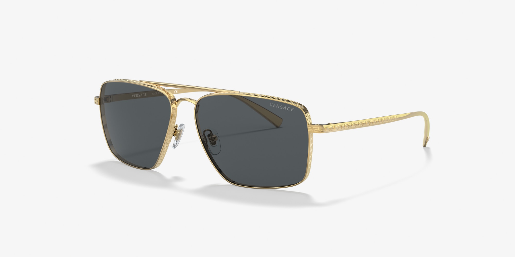 versace men's glasses gold