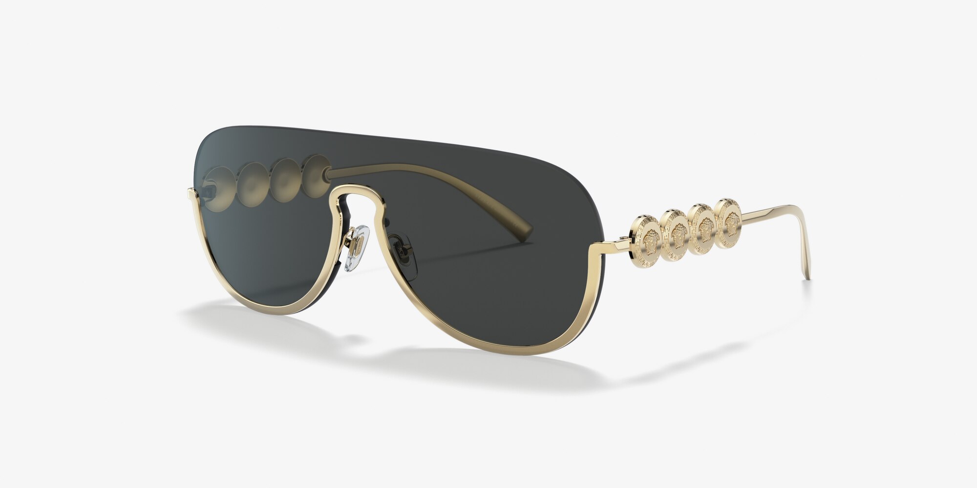 versace black gold sunglasses