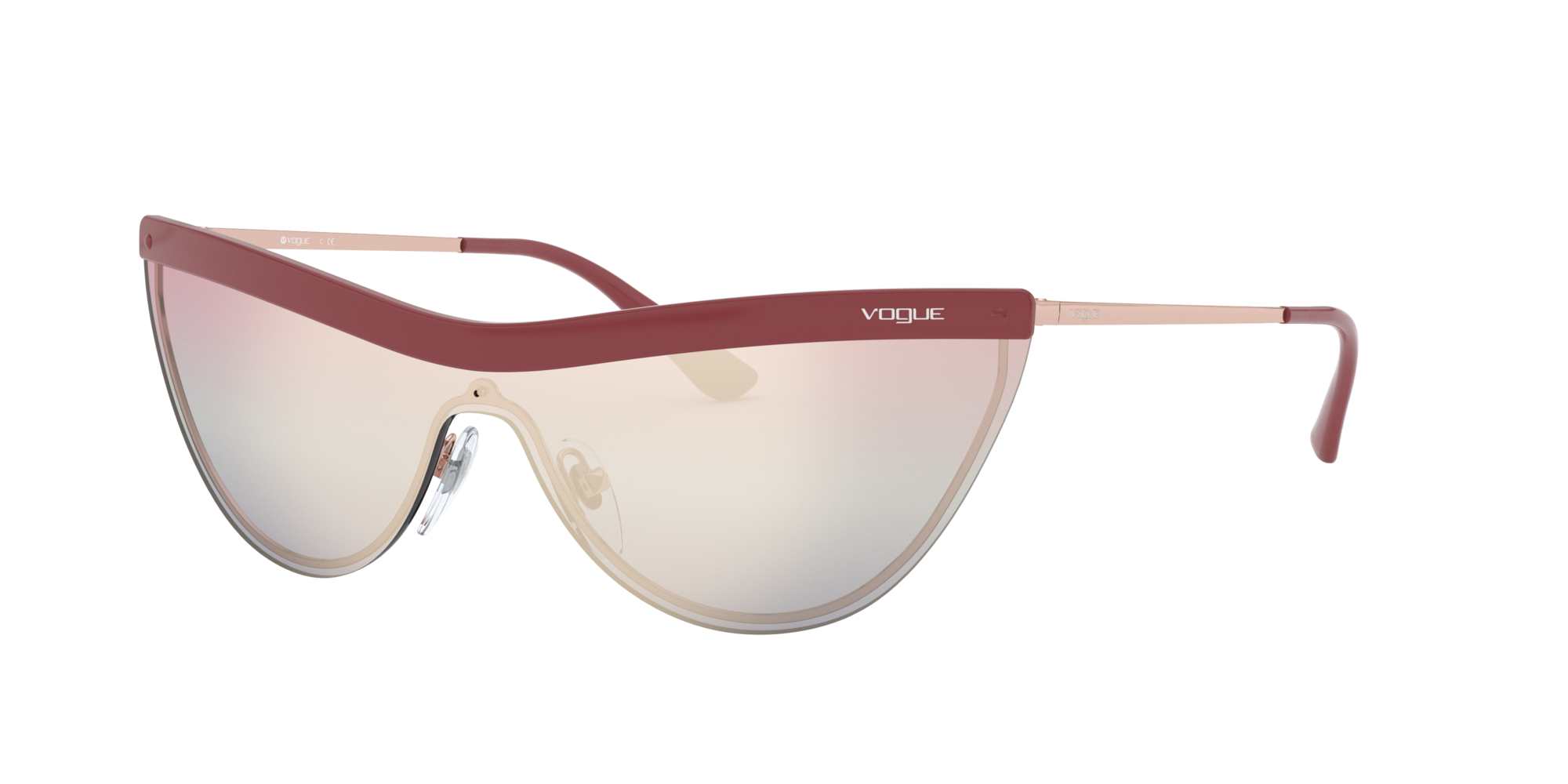 Vogue Eyewear VO4199S 58 Dark Brown & Gold Sunglasses | Sunglass Hut USA