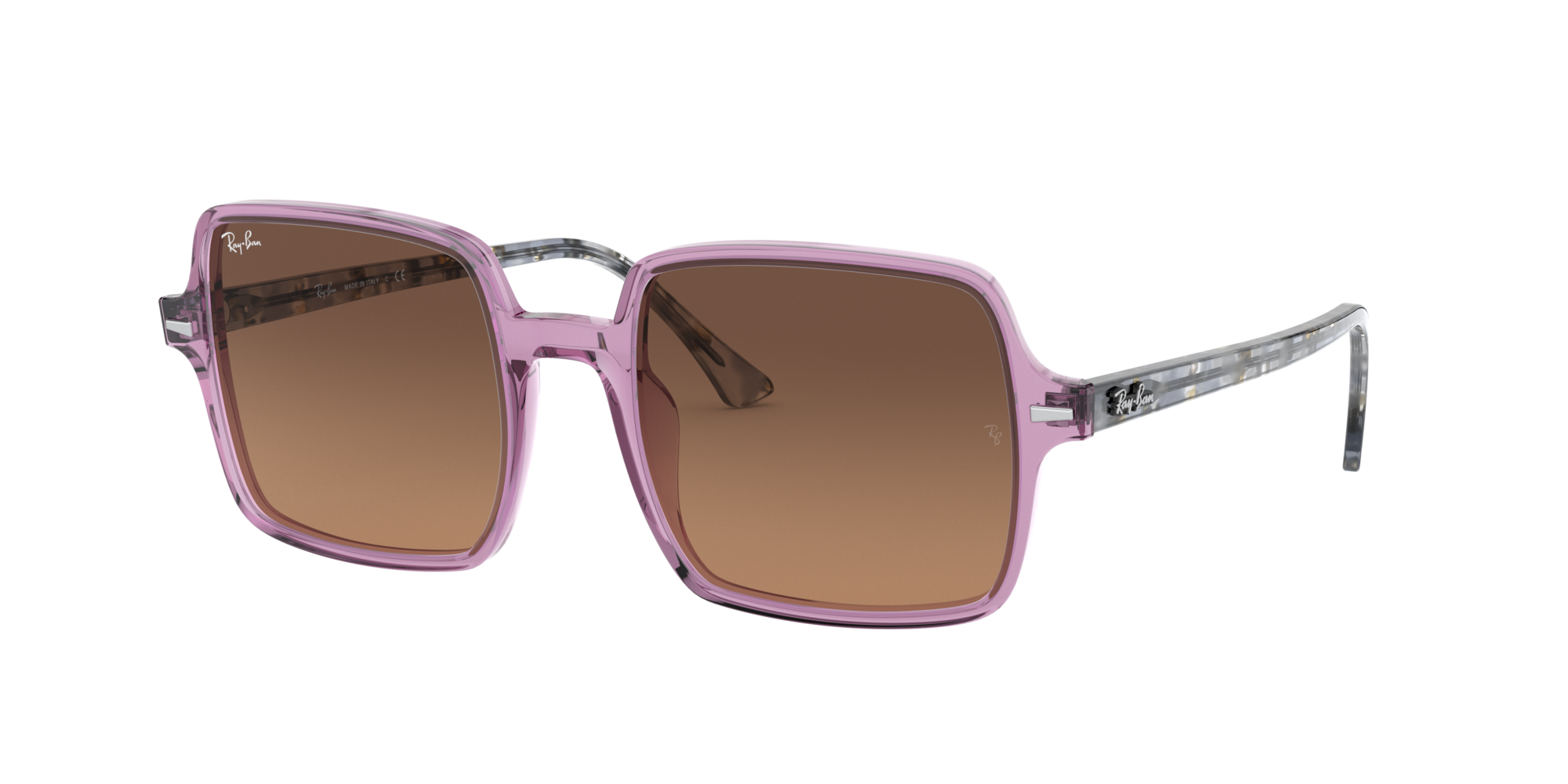 Ray-Ban RB1973 Square II 53 Polarized Brown Classic B-15 \u0026 Tortoise  Polarised Sunglasses | Sunglass Hut United Kingdom