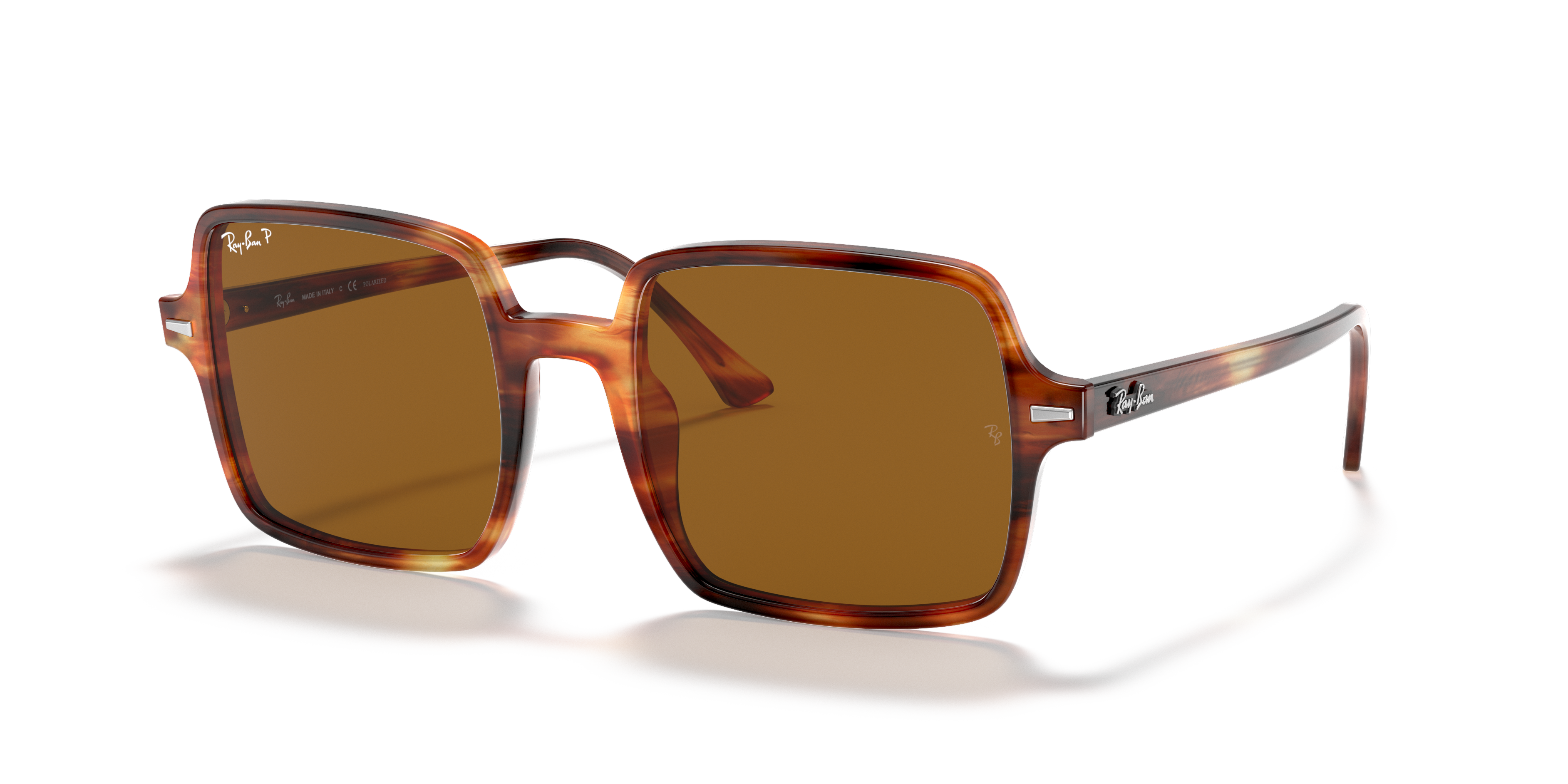 ray ban square brown