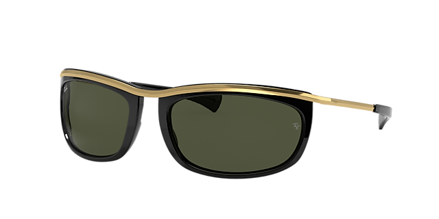 Ray-Ban RB2319 Olympian I 62 Green & Black Sunglasses | Sunglass