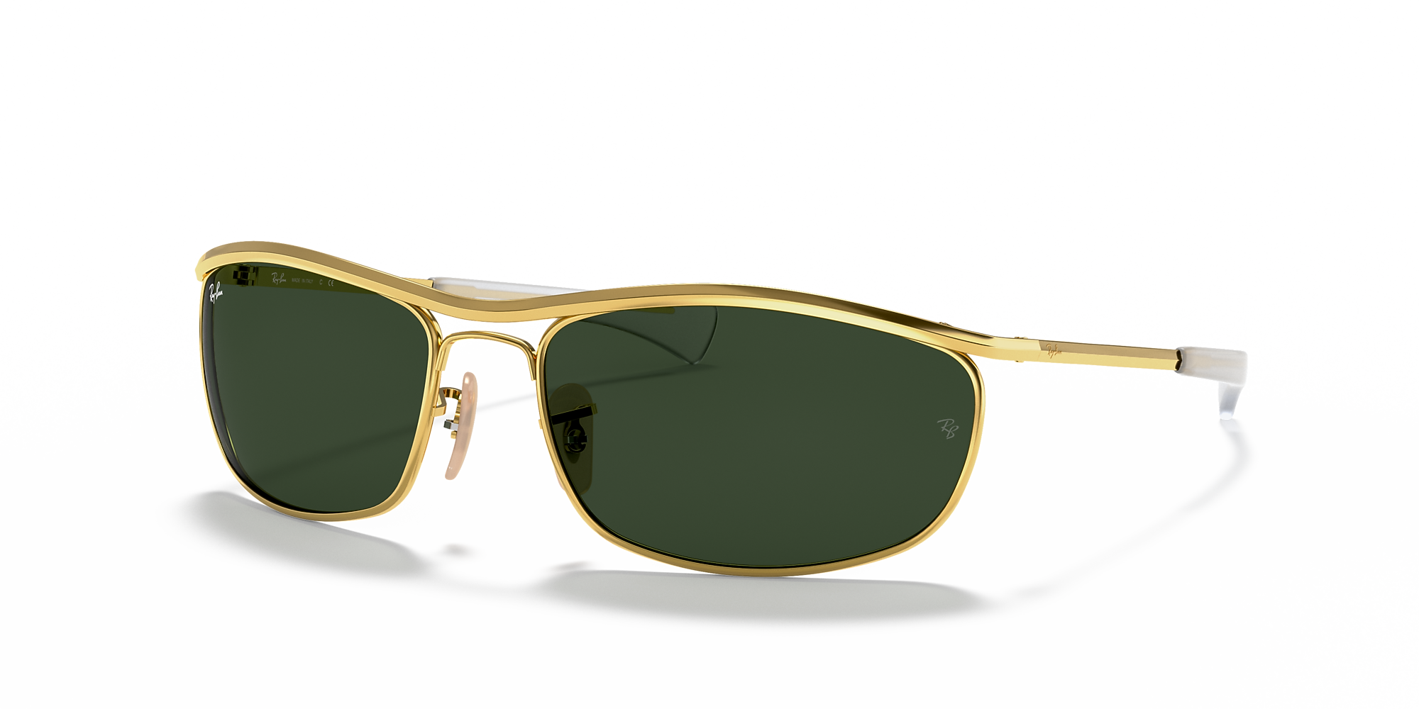 RayBan RB3119M Olympian I Deluxe 62 Green & Gold Sunglasses Sunglass