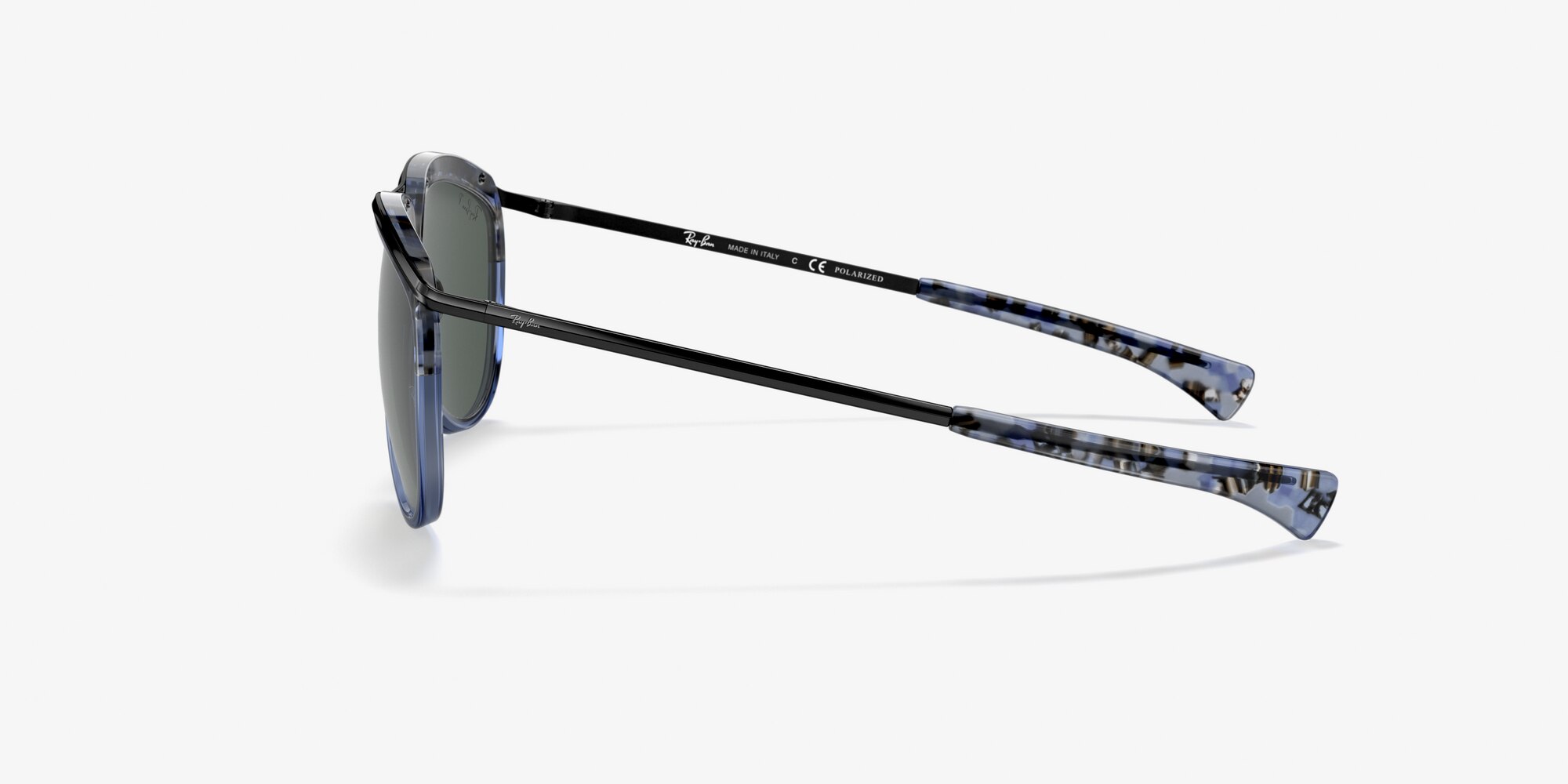 Ray-Ban RB2219 AVIATOR OLYMPIAN 59 Polarized Blue/Silver \u0026 Blue Gradient  Havana Polarised Sunglasses | Sunglass Hut United Kingdom