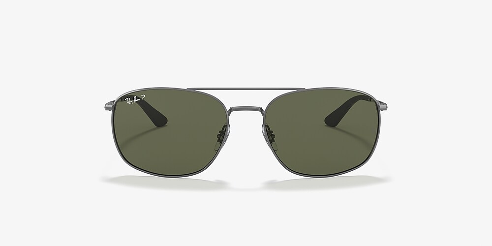 Ray Ban Rb3654 60 Green Gunmetal Polarized Sunglasses Sunglass Hut Usa Ray Ban Rb3654 60 Green Gunmetal Polarized Sunglasses Sunglass Hut Usa