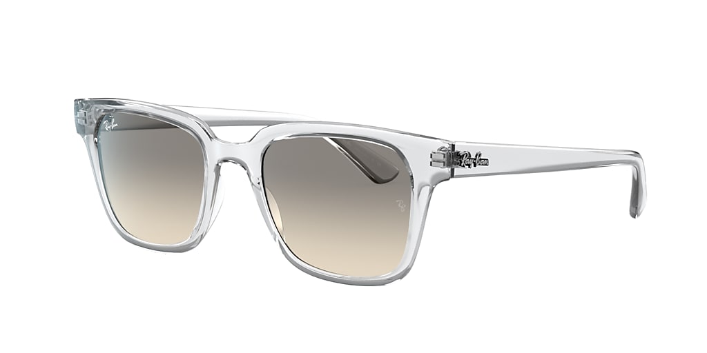 Ray Ban Rb4323 51 Grey Black Transparent Sunglasses Sunglass Hut Usa