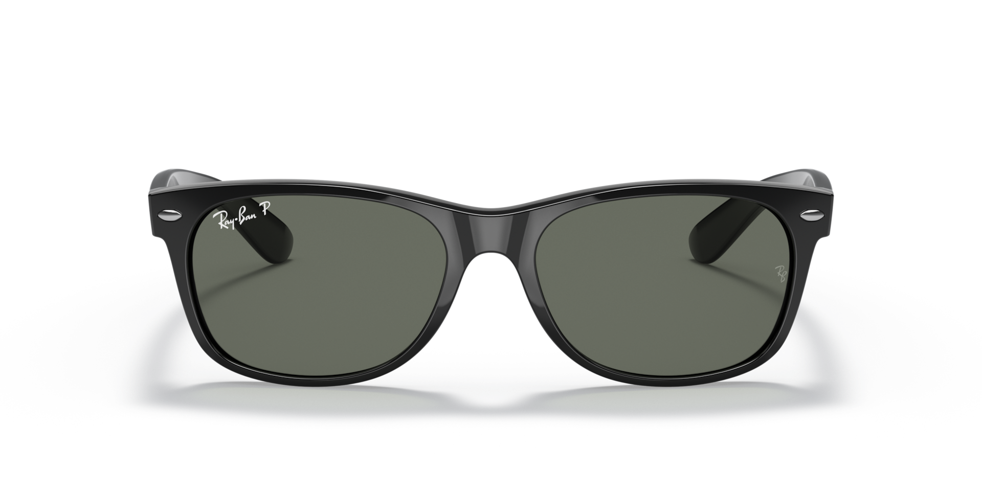 Ray-Ban RB2132 RB2132 MICKEY J19 55 Polarized Green Classic G-15 \u0026 Black  Polarized Sunglasses | Sunglass Hut USA