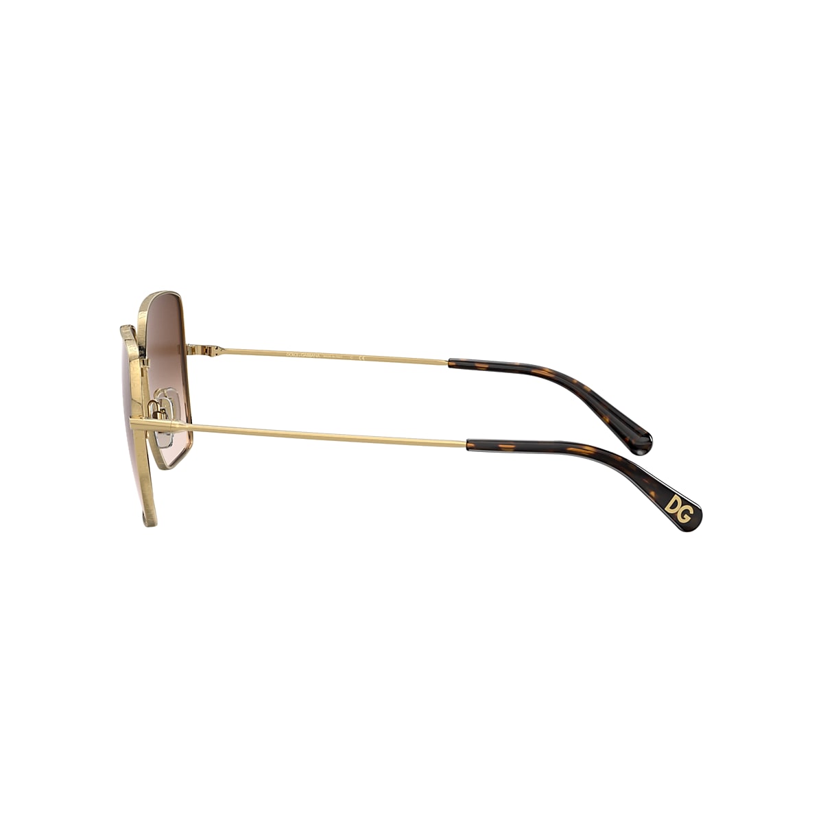 Dolce&Gabbana DG2242 L (57 - 16) with Brown lenses and Gold Dolce&Gabbana DG2242 L (57 - 16) with Brown lenses and Gold