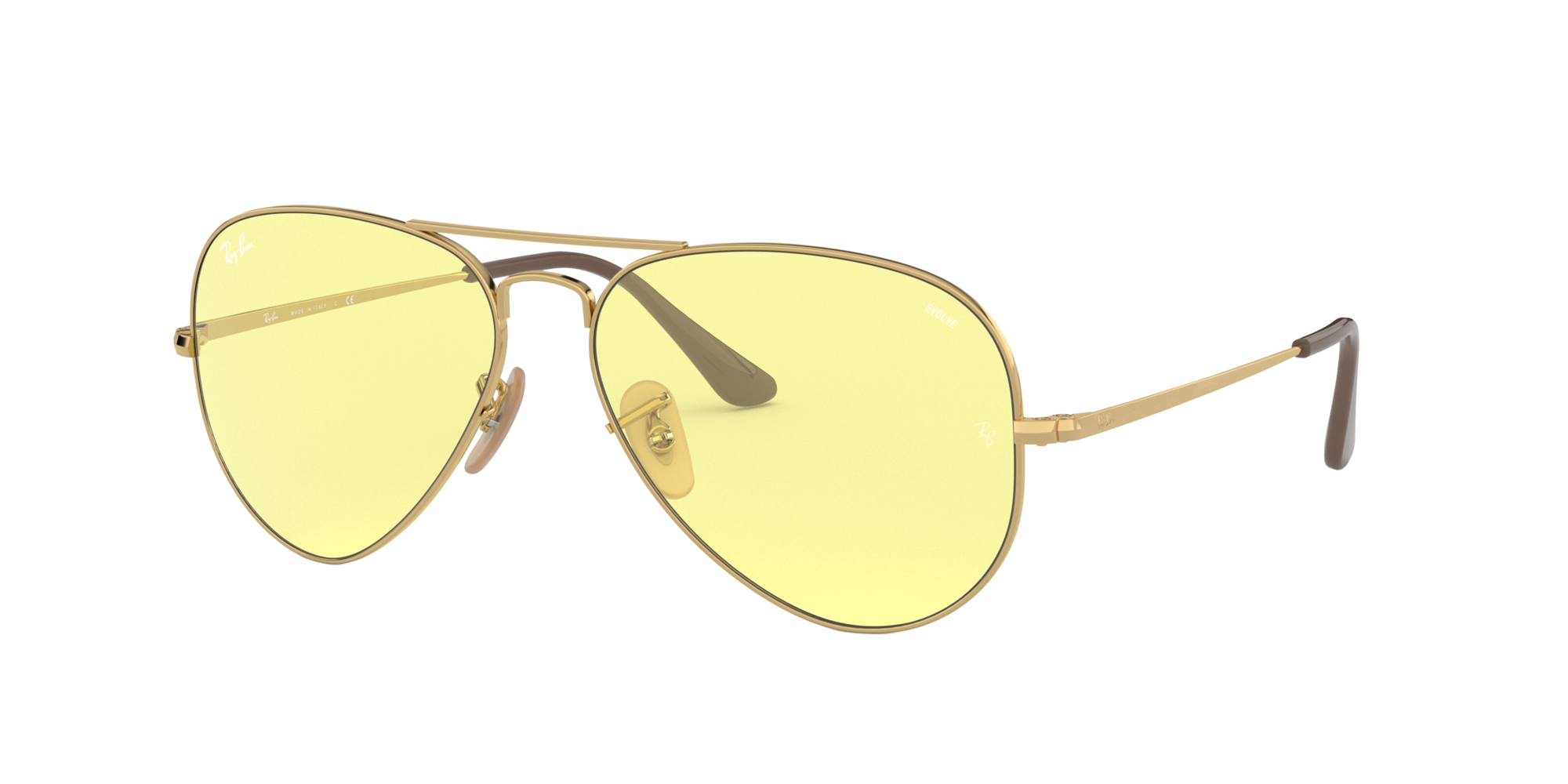 Ray-Ban RB3689 SOLID EVOLVE 58 Yellow 