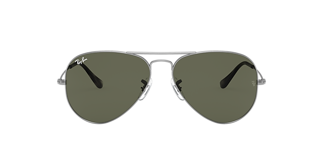 Kælder skære pint Ray-Ban RB3025 Aviator Classic 58 Green & Gunmetal Sunglasses | Sunglass  Hut USA