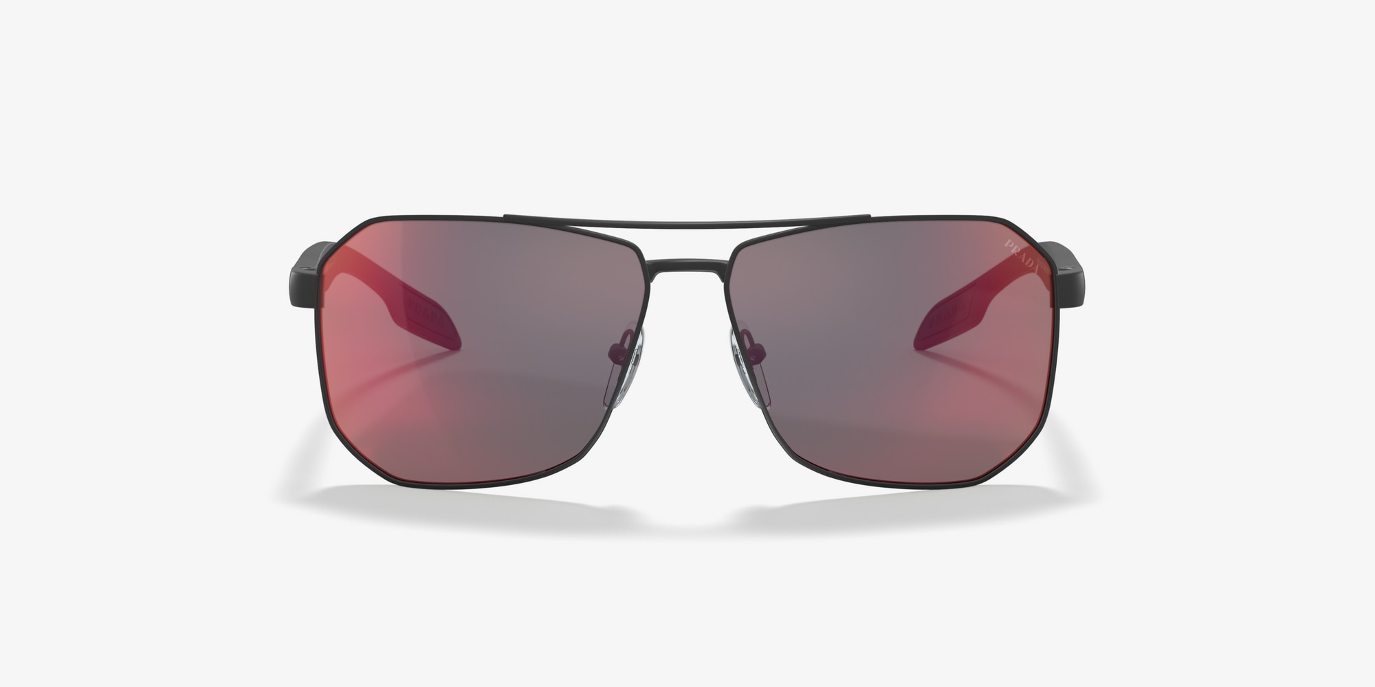 prada linea rossa aviator sunglasses