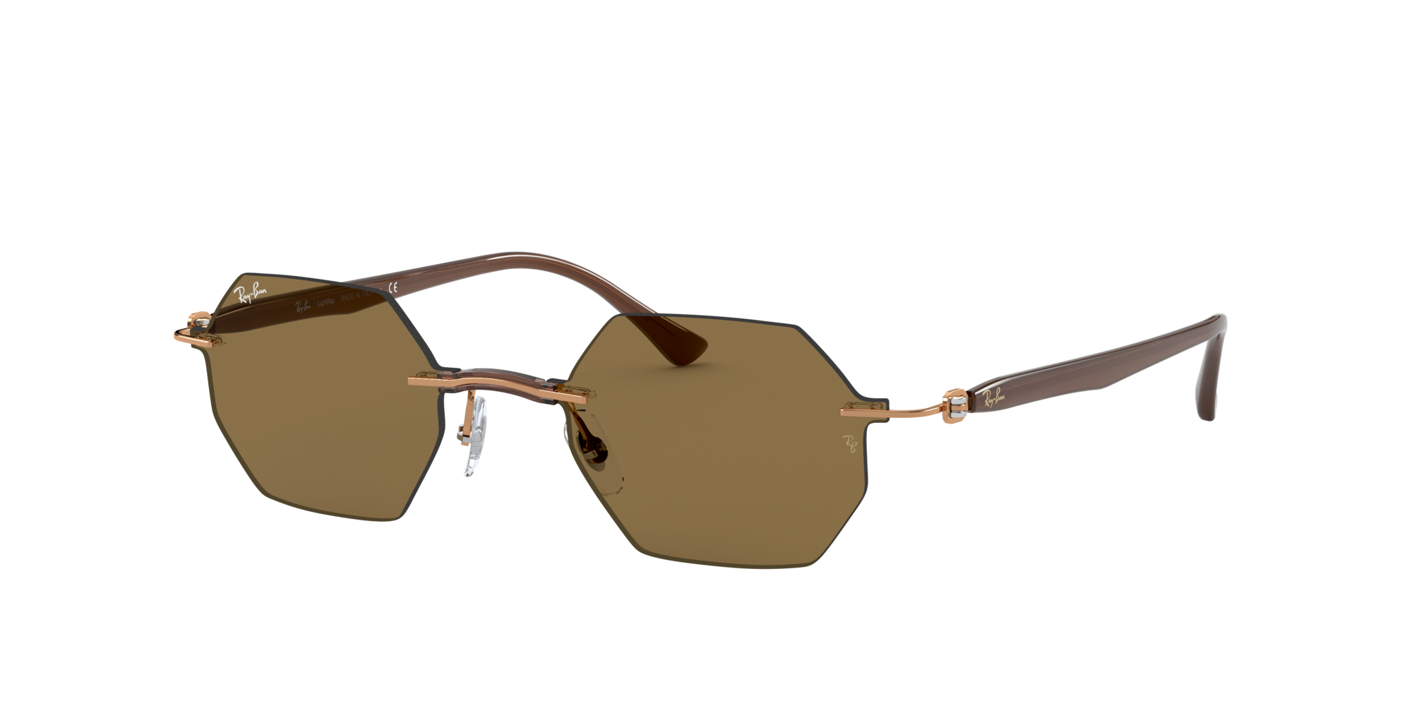 Ray-Ban RB8061 53 Brown Classic \u0026 Light Brown Sunglasses | Sunglass Hut  United Kingdom