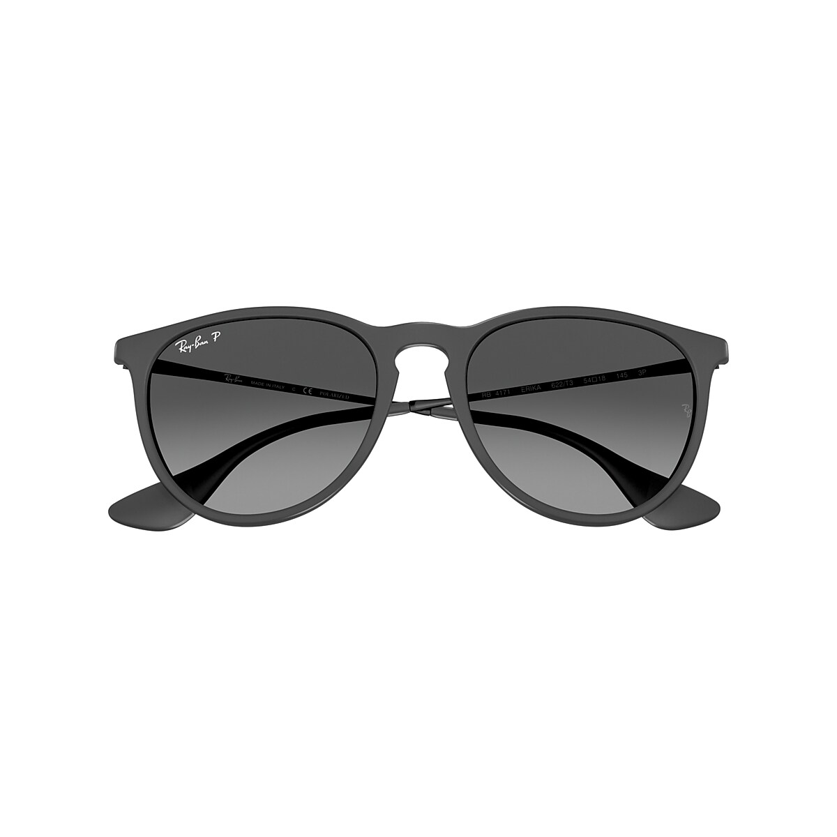 Ray-Ban RB4171 Erika Color Mix 54 Grey & Black Polarised Sunglasses |  Sunglass Hut Australia