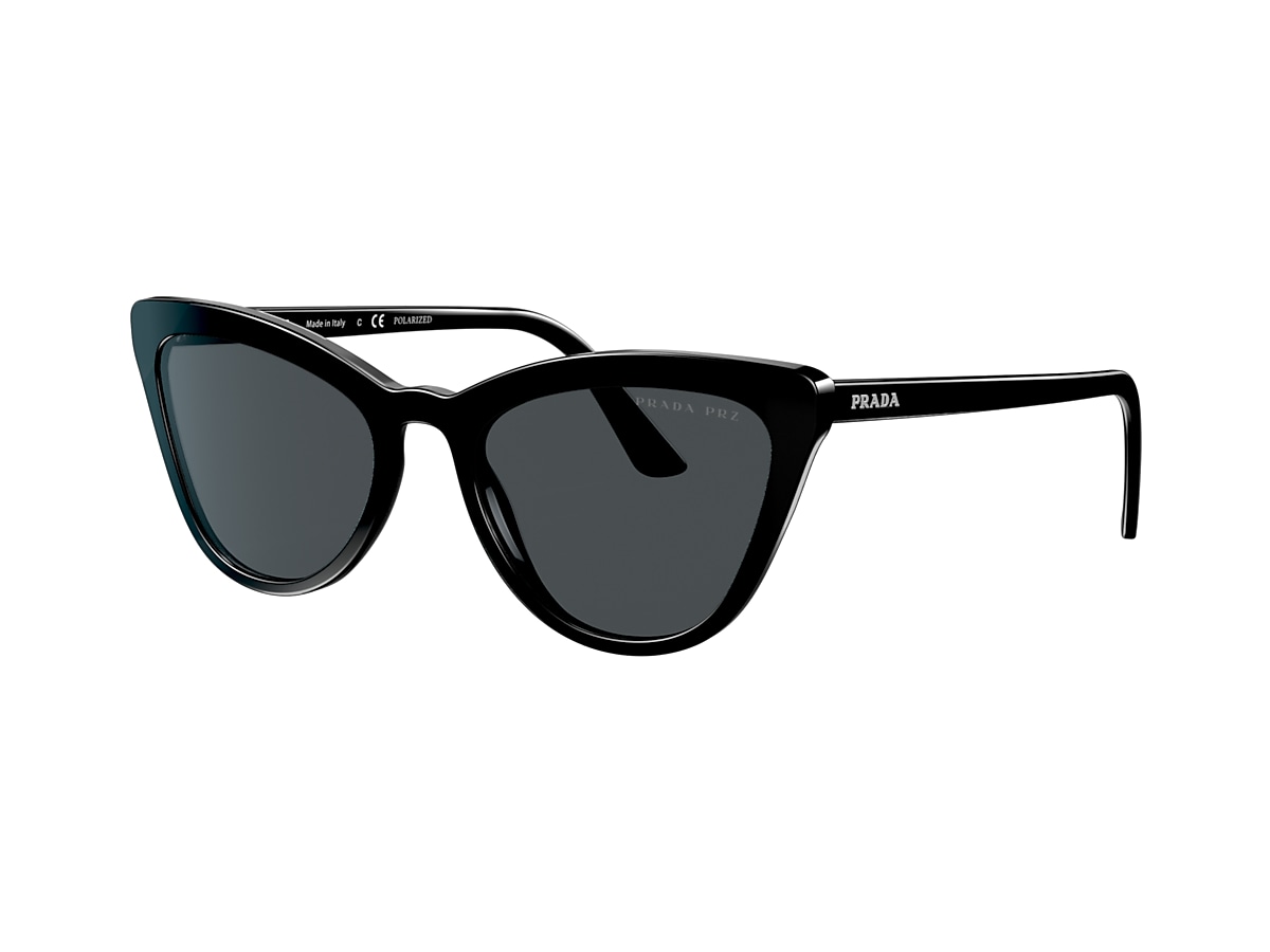 Prada PR 01VS Catwalk 56 Polar Grey & Black Polarised Sunglasses | Sunglass  Hut Australia