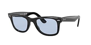 Ray-Ban RB2140F Original Wayfarer Washed Lenses 52 Blue/Grey