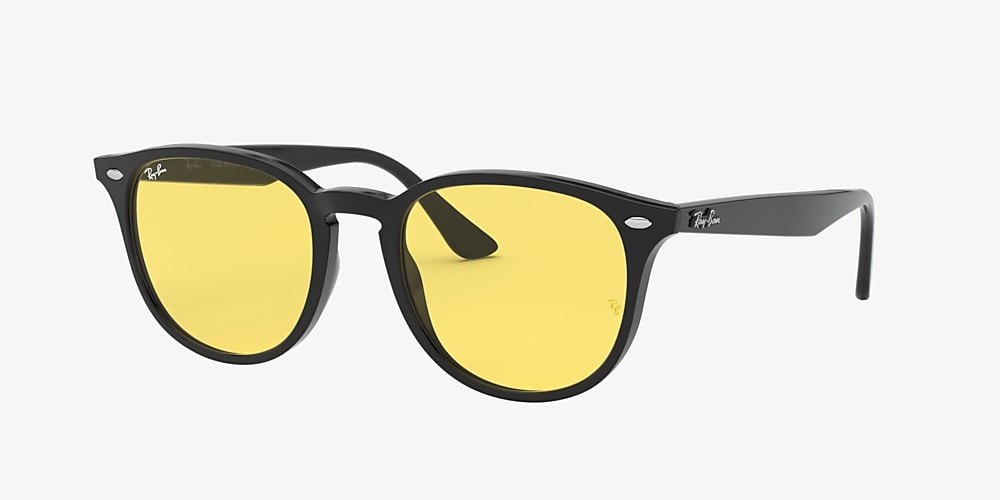 Ray-Ban RB4259F RB4259 Washed Lenses 53 Yellow Classic & Black Sunglasses |  Sunglass Hut USA