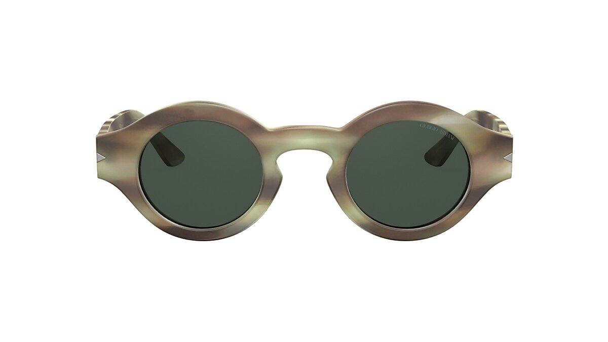 Giorgio Armani AR8126 43 Green & Matte Striped Green Sunglasses | Sunglass  Hut United Kingdom