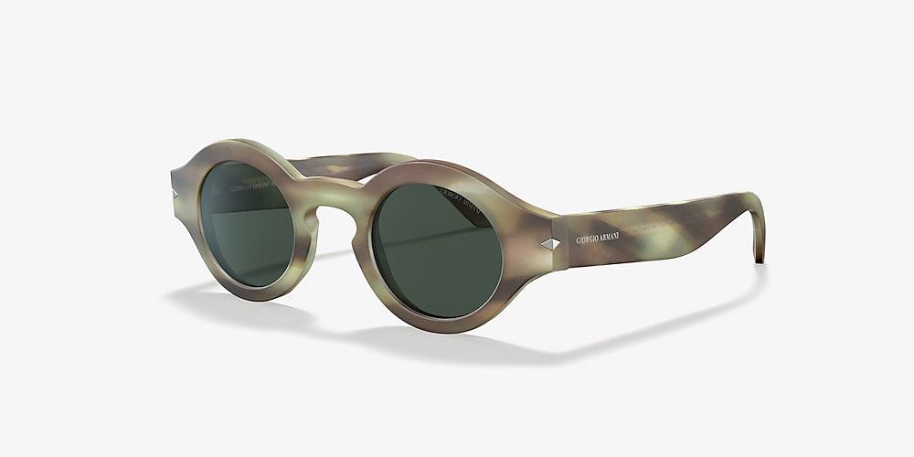 Giorgio Armani AR8126 43 Green & Matte Striped Green Sunglasses | Sunglass  Hut United Kingdom