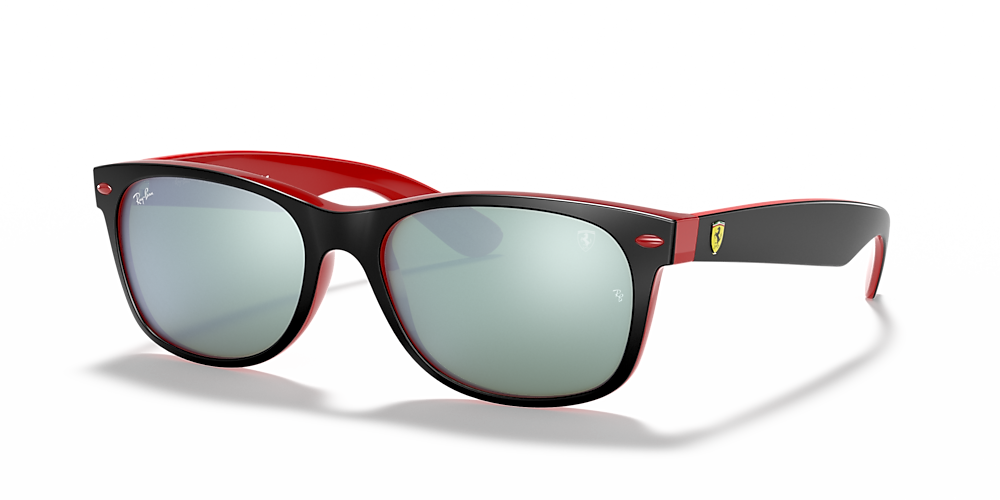 Ray-Ban RB2132M Scuderia Ferrari Collection 55 Silver Flash & Black  Sunglasses | Sunglass Hut United Kingdom