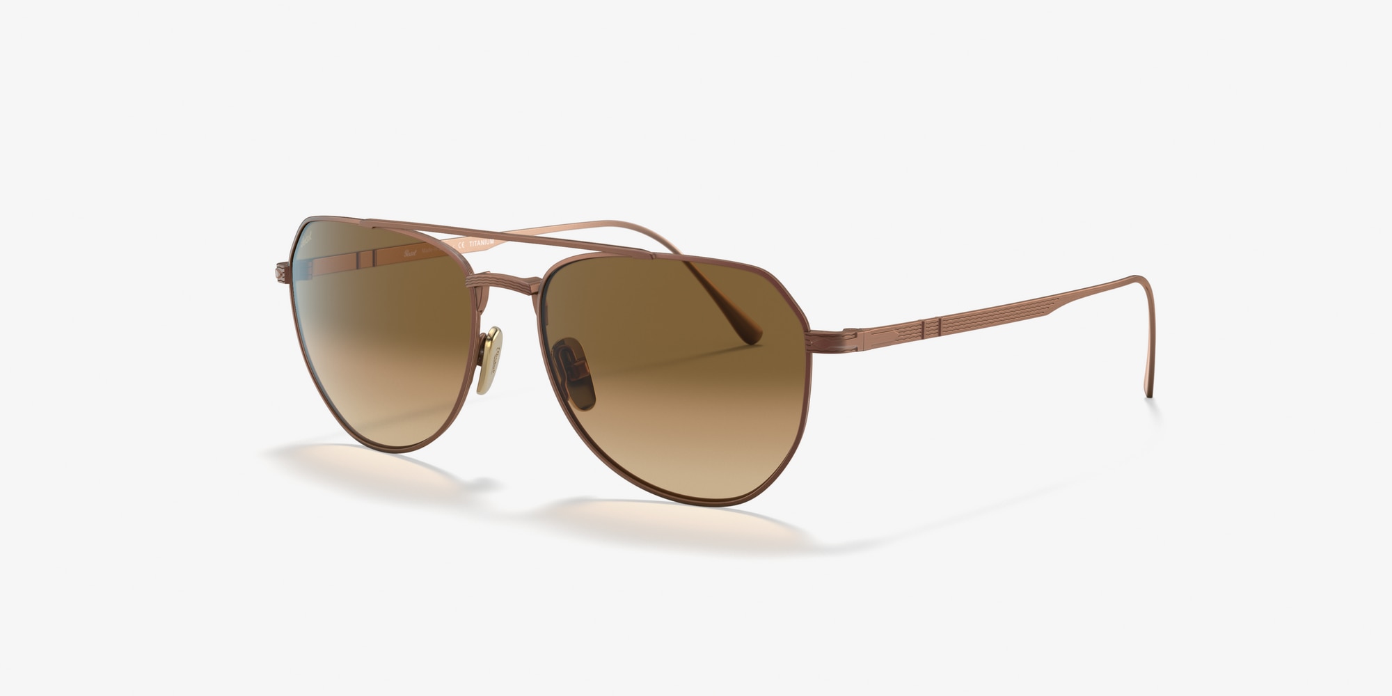 arcadio two tone aviator sunglasses