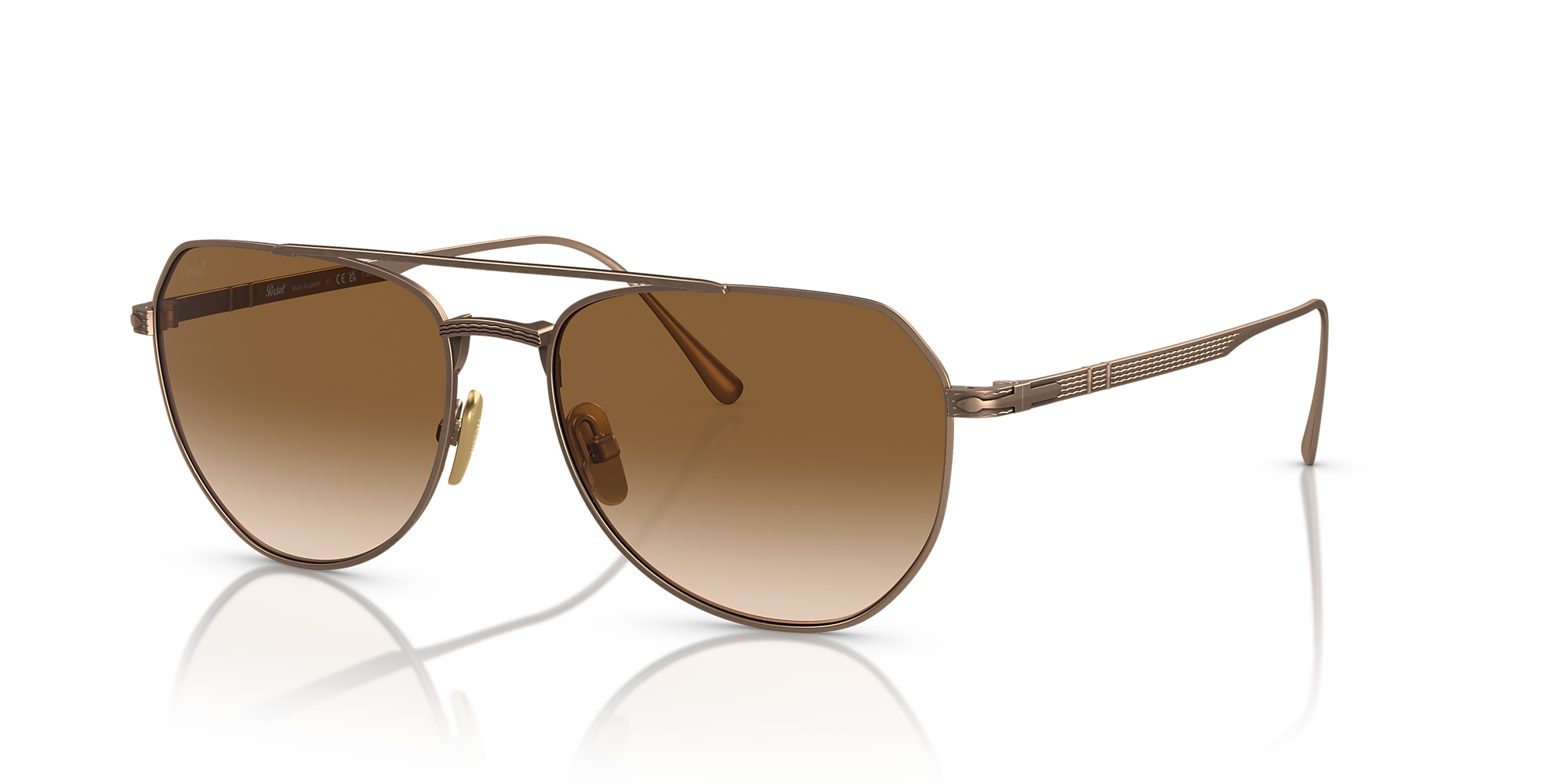 Persol PO5003ST 54 Brown Gradient & Bronze Sunglasses | Sunglass Hut USA