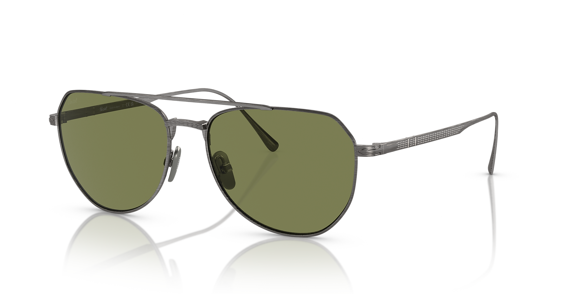 Persol PO5003ST 54 Green & Pewter Sunglasses Sunglass Hut USA
