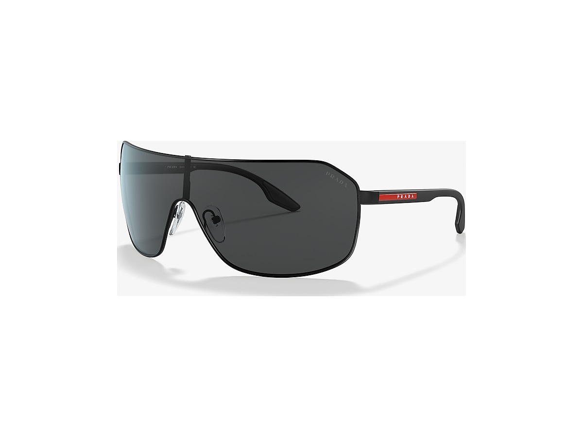 Prada Linea Rossa PS 53VS Active 01 Grey Matte Black