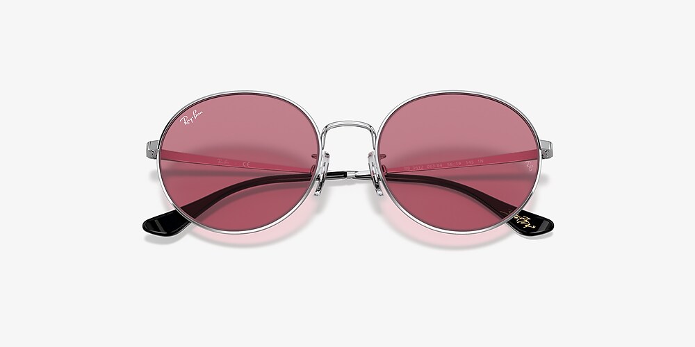 Ray Ban RB3612 TEAM WANG X RAY BAN 56 Violett und Silber Ray Ban Rb3612 Team Wang X Ray ban RB3612 Silber Metall