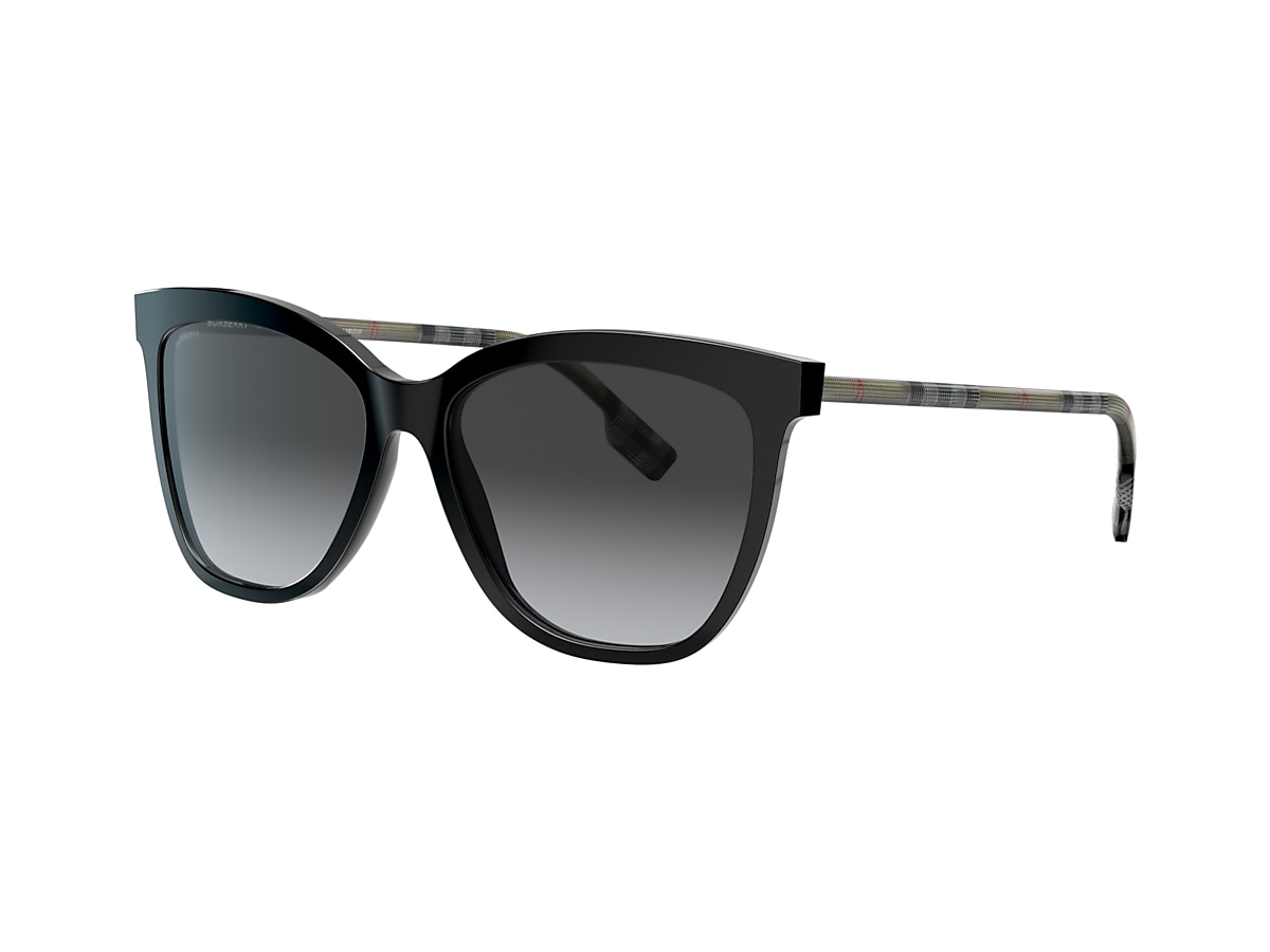 Burberry BE4308 Clare 56 Polar Grey Gradient & Black Polarised Sunglasses |  Sunglass Hut Australia