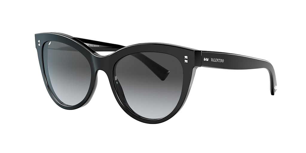 Valentino VA4013 54 Gradient Grey Polar & Black Polarised Sunglasses ...
