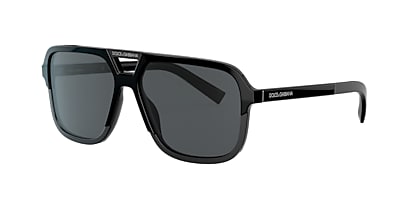 Dolce & Gabbana DG4354 Grey-Black & Black Polarized Sunglasses ...