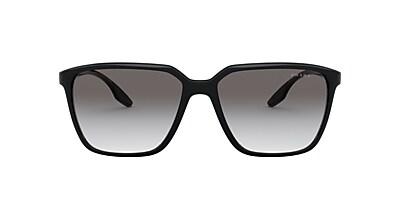 Prada Linea Rossa PS 06VS 58 Grey Gradient Black Sunglasses