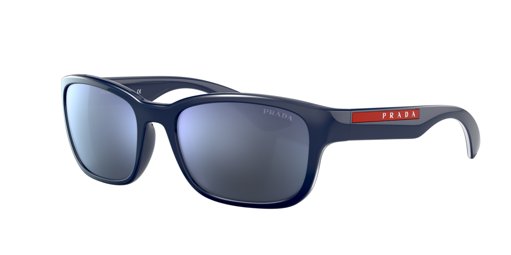 prada men's blue sunglasses