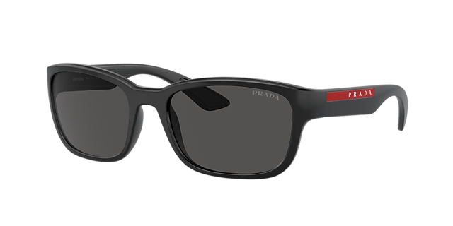 Prada Linea Rossa PS 05VS 57 Polar Dark Grey & Black Polarized Sunglasses |  Sunglass Hut USA