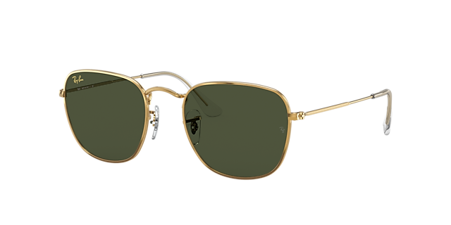 Ray-Ban RB3857 Frank 51 Green & Gold Sunglasses | Sunglass