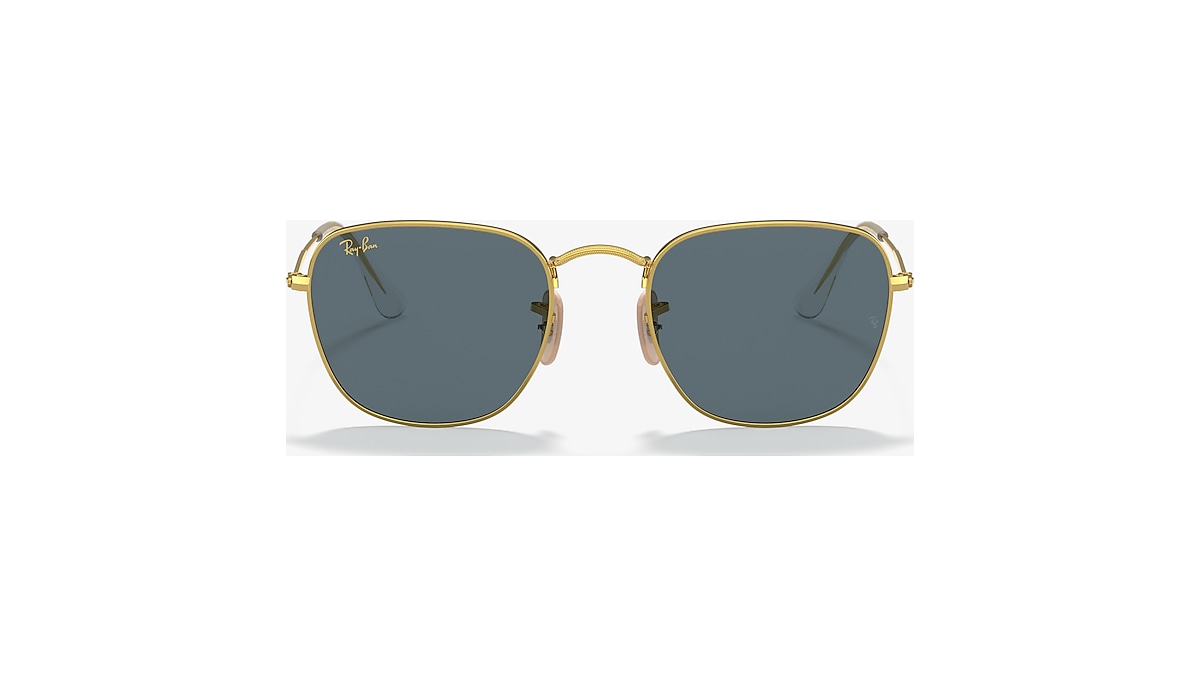 Ray-Ban RB3857 Frank 51 Blue & Gold Sunglasses | Sunglass Hut