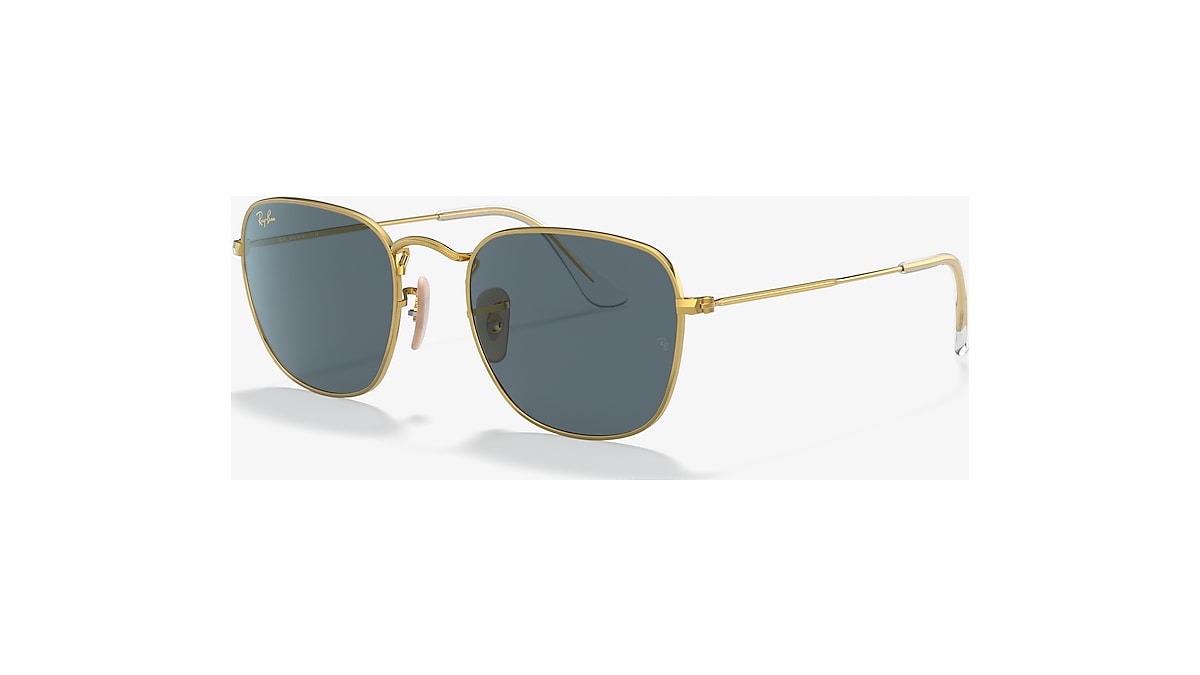 Ray-Ban RB3857 Frank 51 Blue & Gold Sunglasses | Sunglass Hut