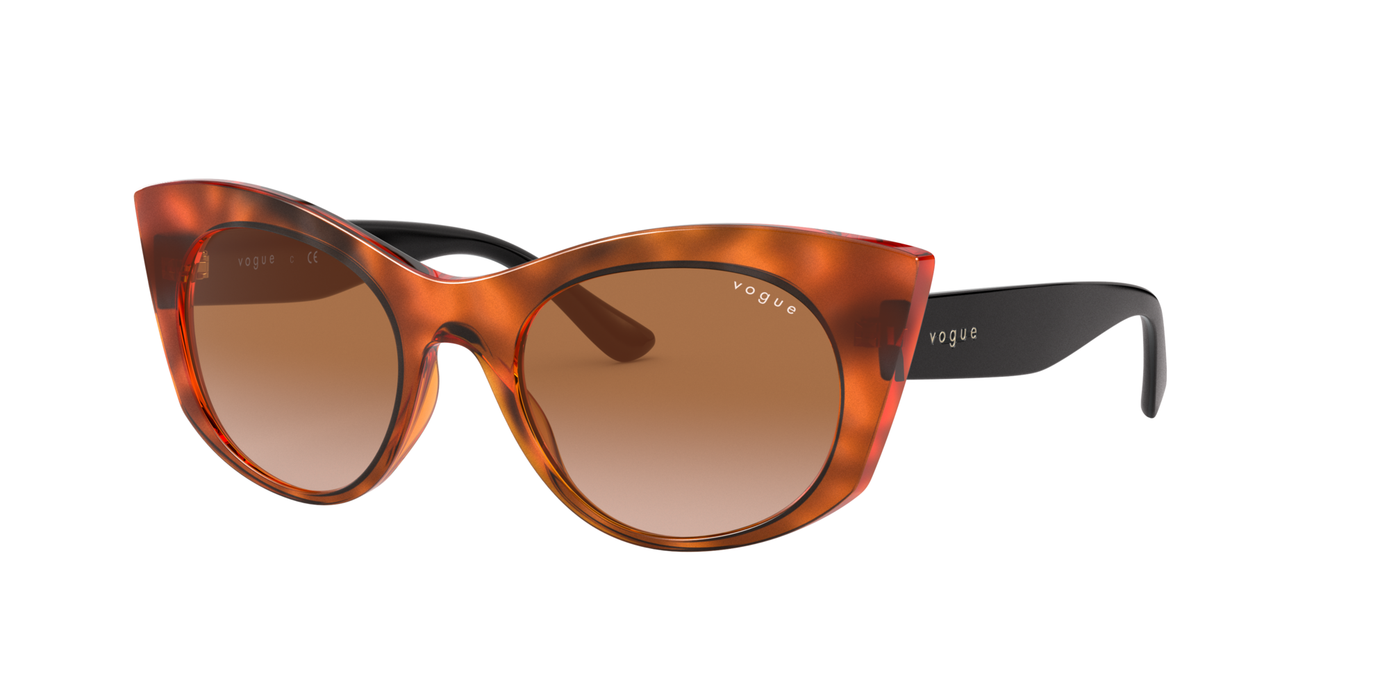 Vogue Eyewear VO5327S 48 Dark Brown & Dark Havana Sunglasses | Sunglass Hut  USA