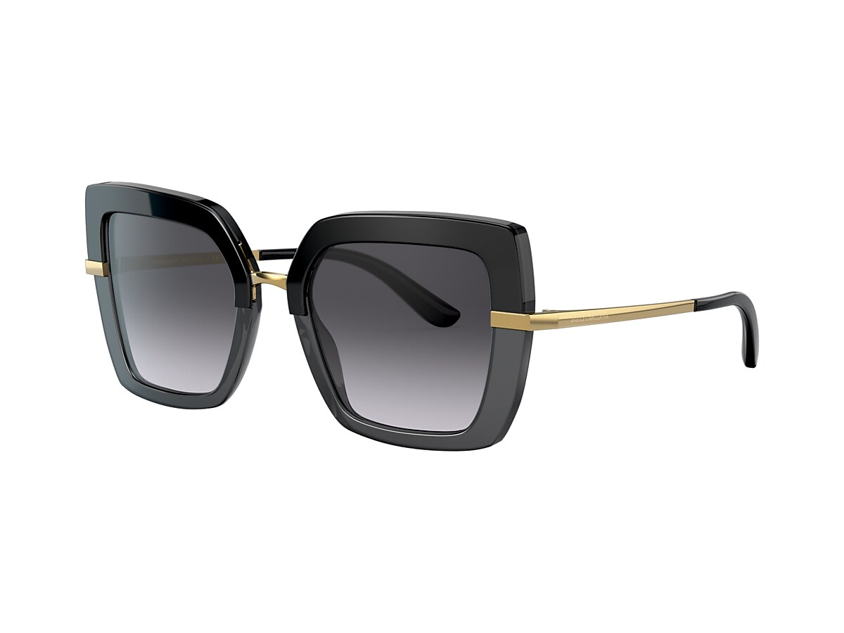 Dolce&Gabbana DG4373 52 Light Grey Gradient Black & Black On 