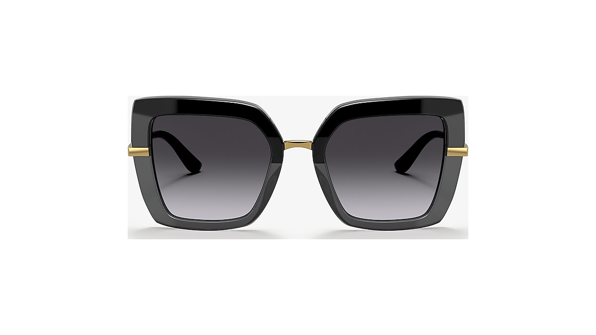 Dolce&Gabbana DG4373 52 Light Grey Gradient Black & Black On  