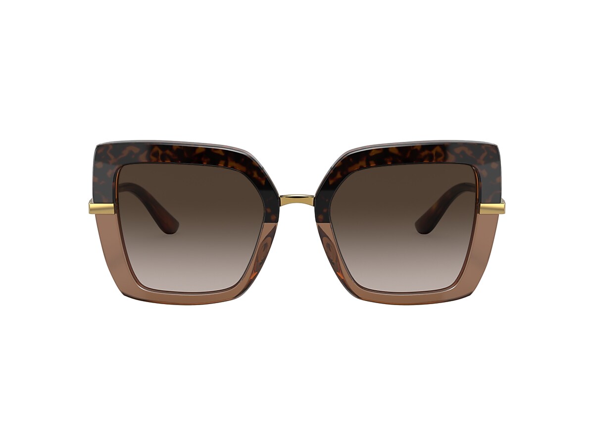 Dolce&Gabbana DG4373 52 Braun Verlaufstönung Dunkelbraun & Havana 