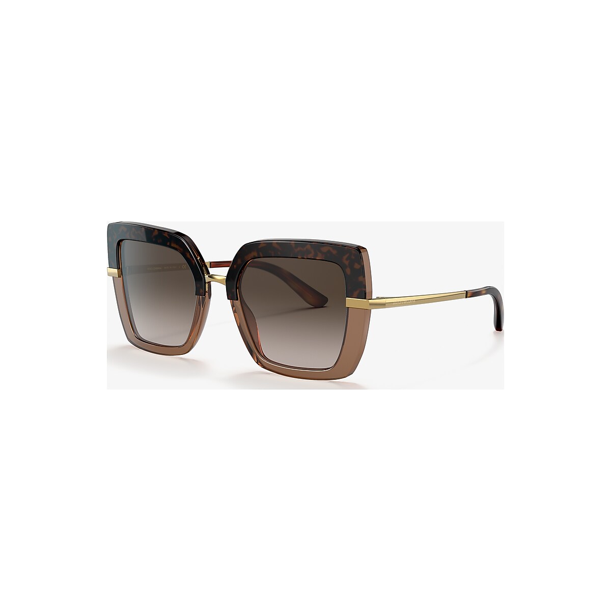 Dolce&Gabbana DG4373 52 Braun Verlaufstönung Dunkelbraun & Havana 