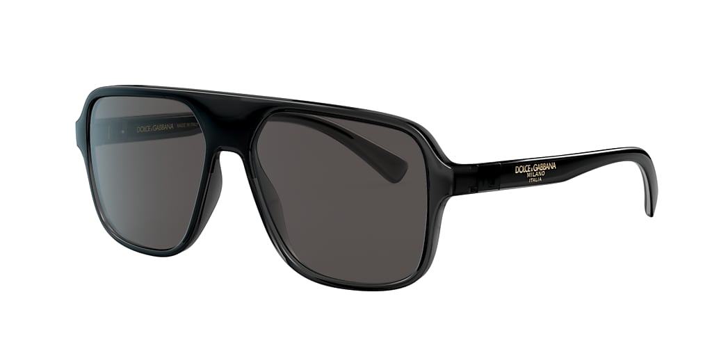 Dolce & Gabbana DG6134 Grey-Black & Black Sunglasses | Sunglass Hut ...