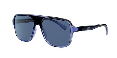 Dolce & Gabbana DG6134 57 Blue & Blue Sunglasses | Sunglass Hut USA