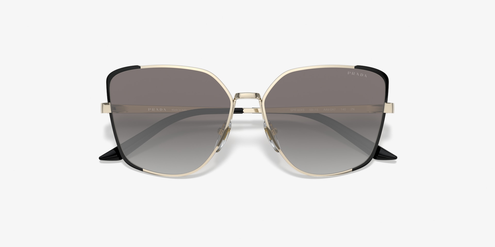 Prada PR 60XS 59 Grey Gradient \u0026 Pale 